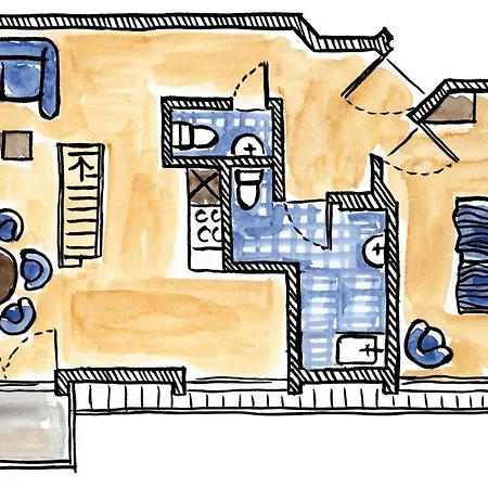 Immenbarg, Alter Strom Apartament